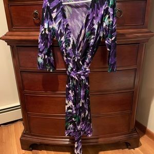 ❤️ TAHARI wrap dress Size 10